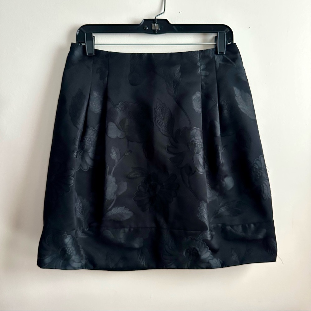 Karen Millen‎ Floral Brocade Black Skirt